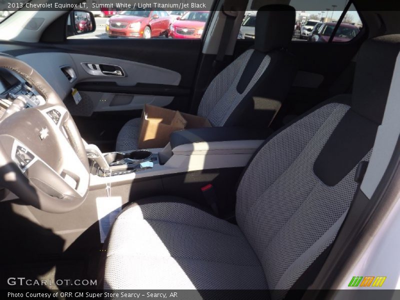 Summit White / Light Titanium/Jet Black 2013 Chevrolet Equinox LT