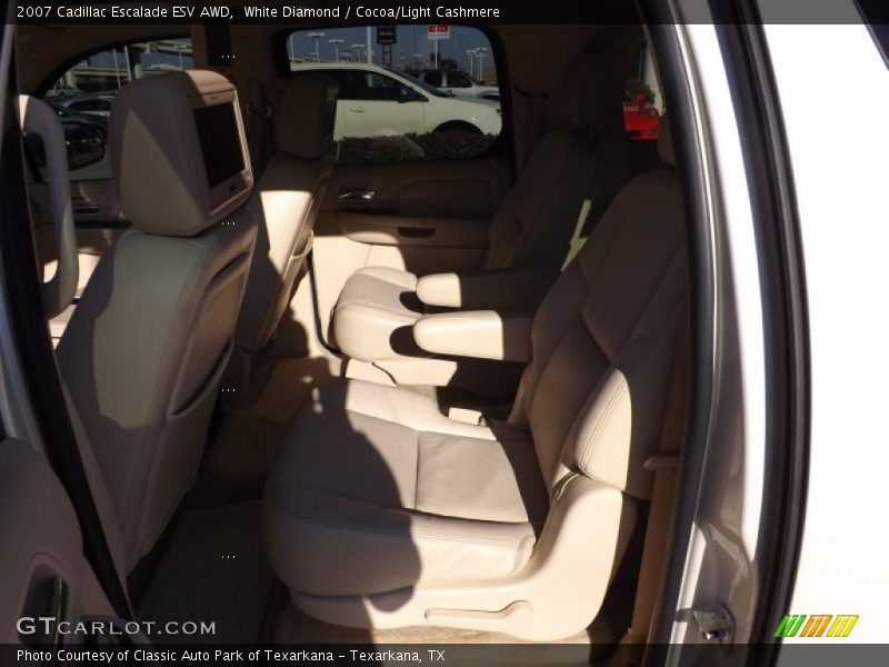 White Diamond / Cocoa/Light Cashmere 2007 Cadillac Escalade ESV AWD