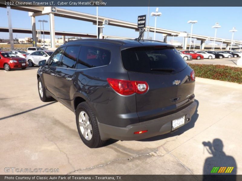 Cyber Gray Metallic / Ebony 2012 Chevrolet Traverse LT