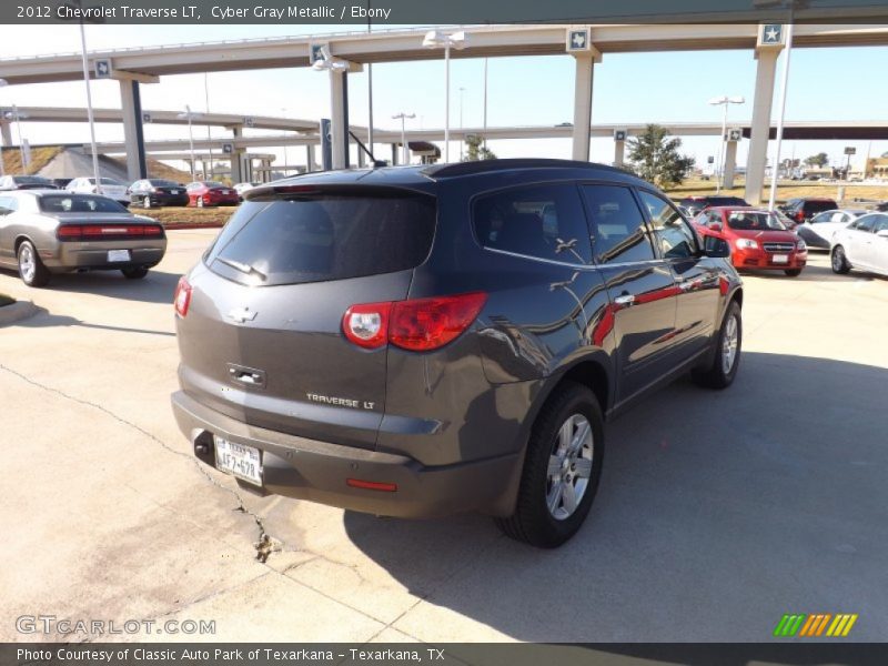 Cyber Gray Metallic / Ebony 2012 Chevrolet Traverse LT