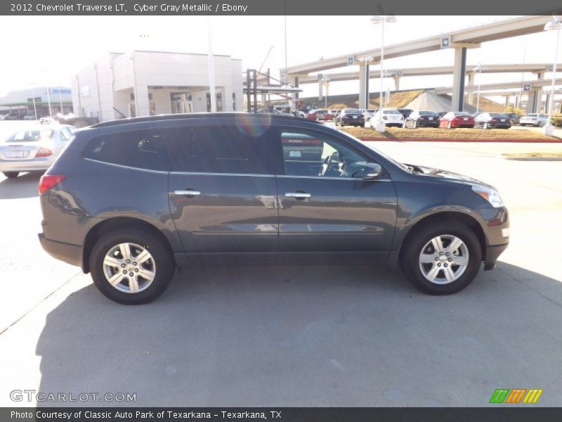 Cyber Gray Metallic / Ebony 2012 Chevrolet Traverse LT