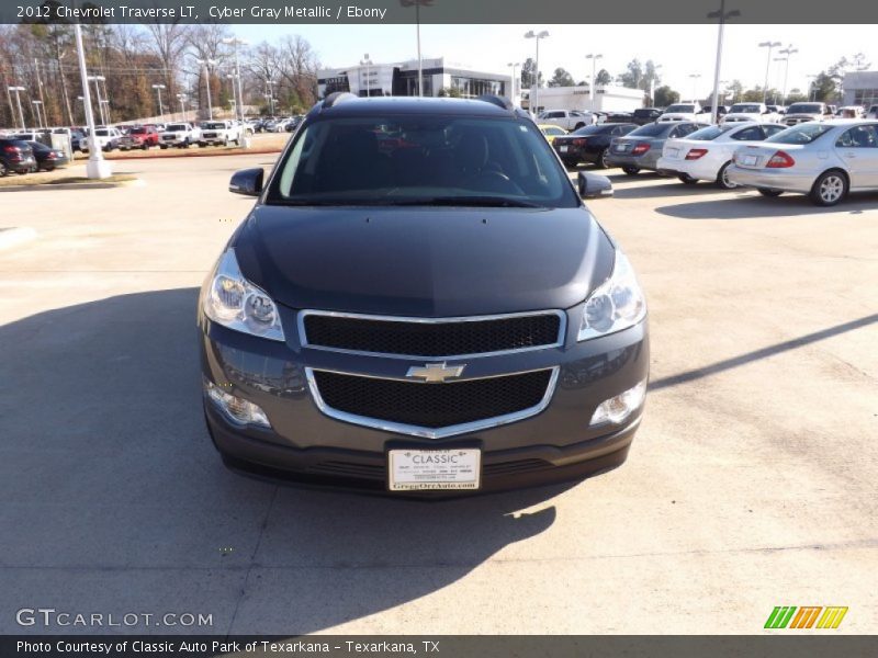 Cyber Gray Metallic / Ebony 2012 Chevrolet Traverse LT