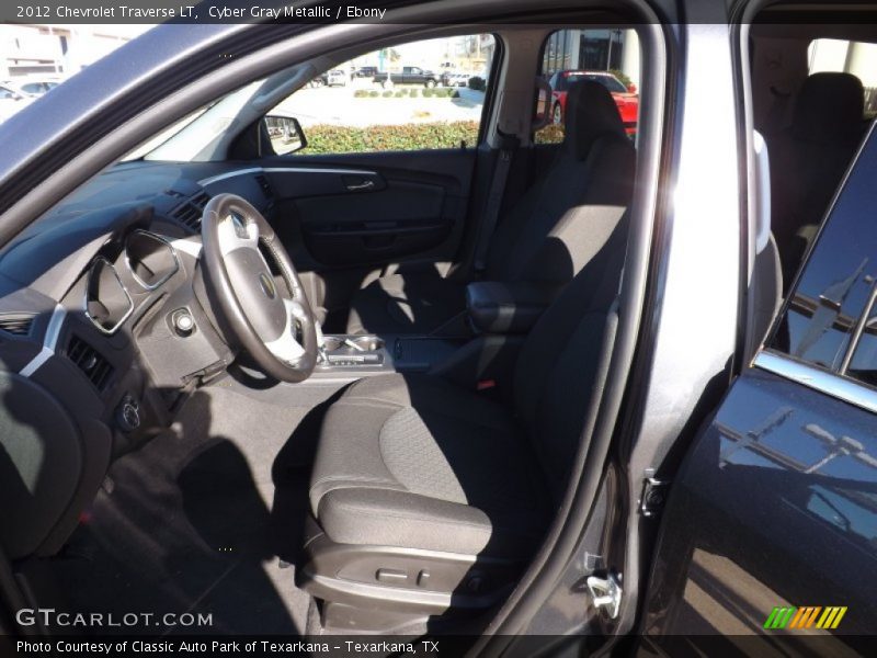 Cyber Gray Metallic / Ebony 2012 Chevrolet Traverse LT
