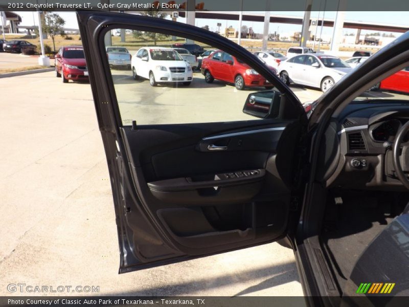 Cyber Gray Metallic / Ebony 2012 Chevrolet Traverse LT