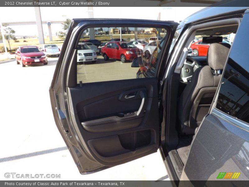 Cyber Gray Metallic / Ebony 2012 Chevrolet Traverse LT