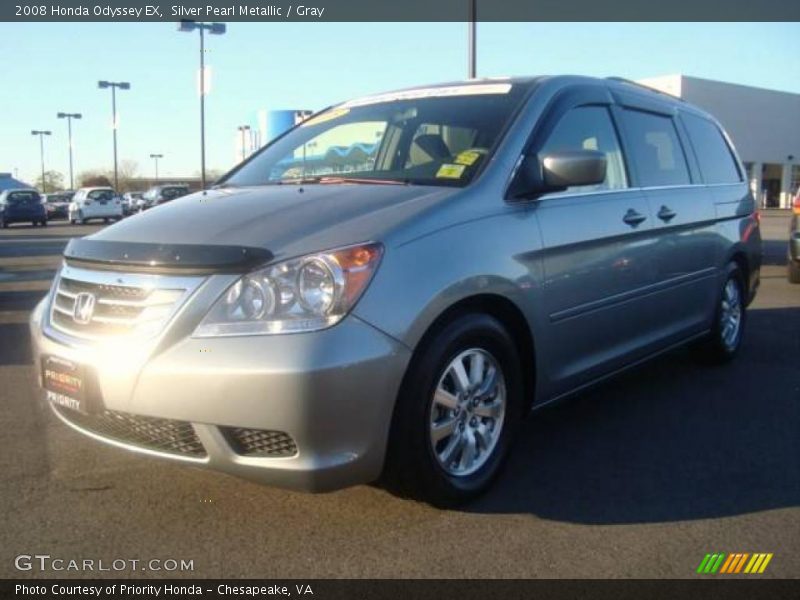 Silver Pearl Metallic / Gray 2008 Honda Odyssey EX