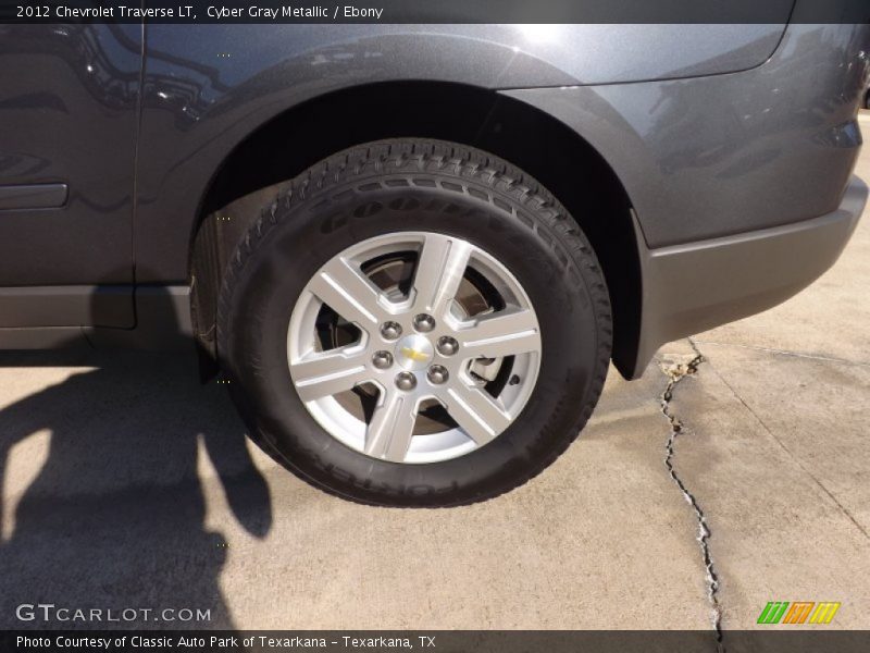 Cyber Gray Metallic / Ebony 2012 Chevrolet Traverse LT