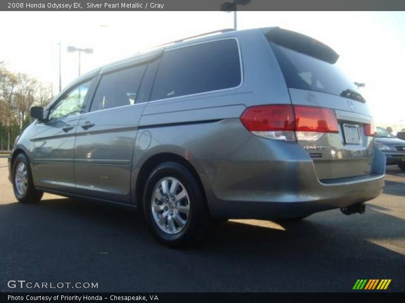 Silver Pearl Metallic / Gray 2008 Honda Odyssey EX