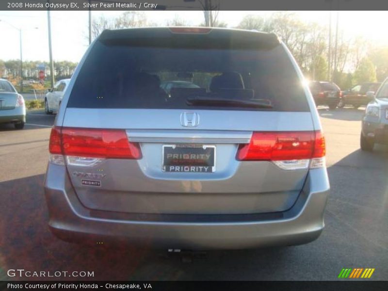 Silver Pearl Metallic / Gray 2008 Honda Odyssey EX