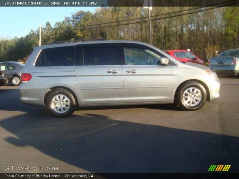 Silver Pearl Metallic / Gray 2008 Honda Odyssey EX