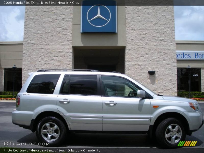 Billet Silver Metallic / Gray 2008 Honda Pilot EX-L