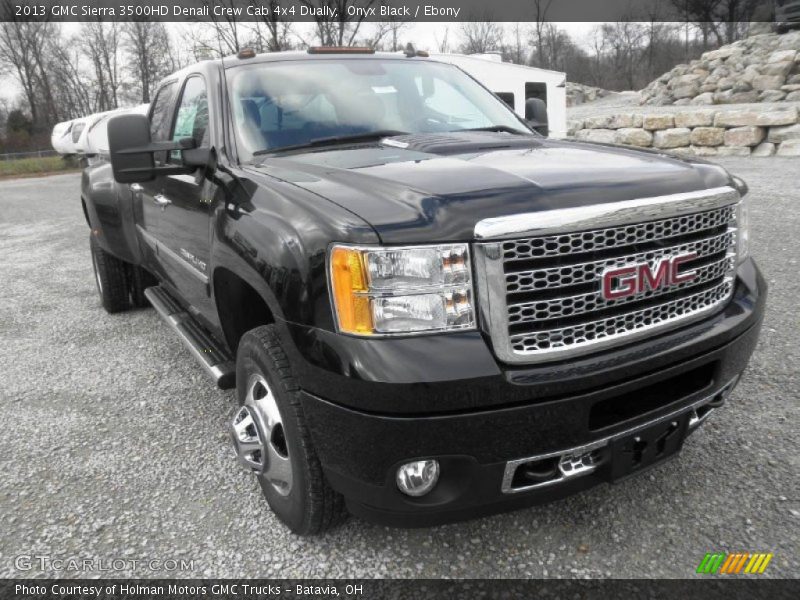 Front 3/4 View of 2013 Sierra 3500HD Denali Crew Cab 4x4 Dually