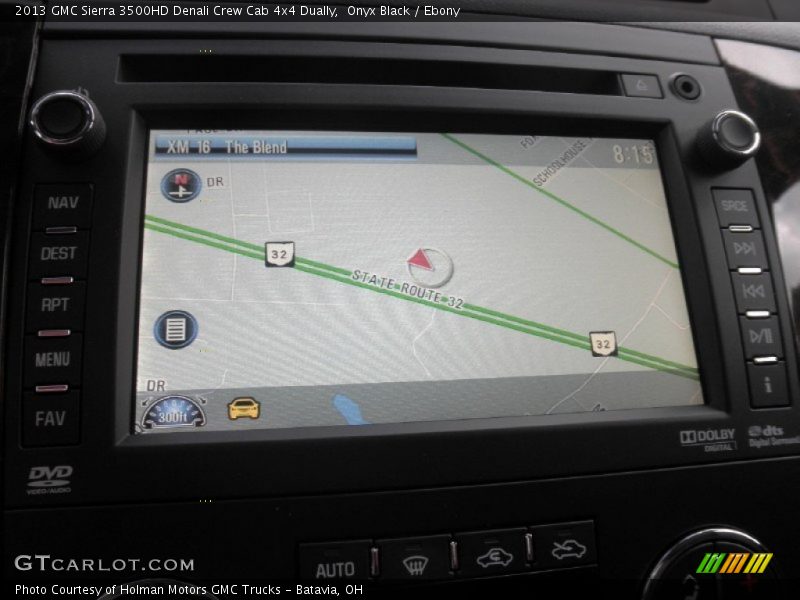 Navigation of 2013 Sierra 3500HD Denali Crew Cab 4x4 Dually
