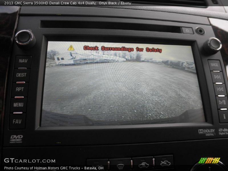Onyx Black / Ebony 2013 GMC Sierra 3500HD Denali Crew Cab 4x4 Dually