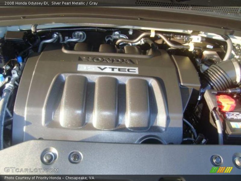 Silver Pearl Metallic / Gray 2008 Honda Odyssey EX