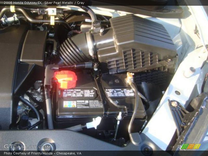 Silver Pearl Metallic / Gray 2008 Honda Odyssey EX