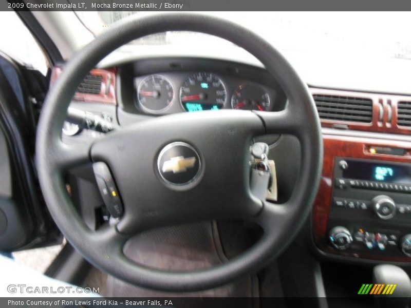Mocha Bronze Metallic / Ebony 2009 Chevrolet Impala LT