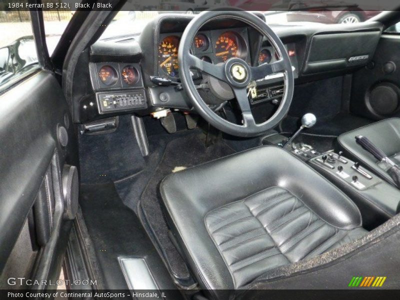 Black Interior - 1984 BB 512i  