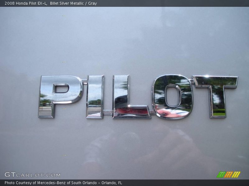 Billet Silver Metallic / Gray 2008 Honda Pilot EX-L