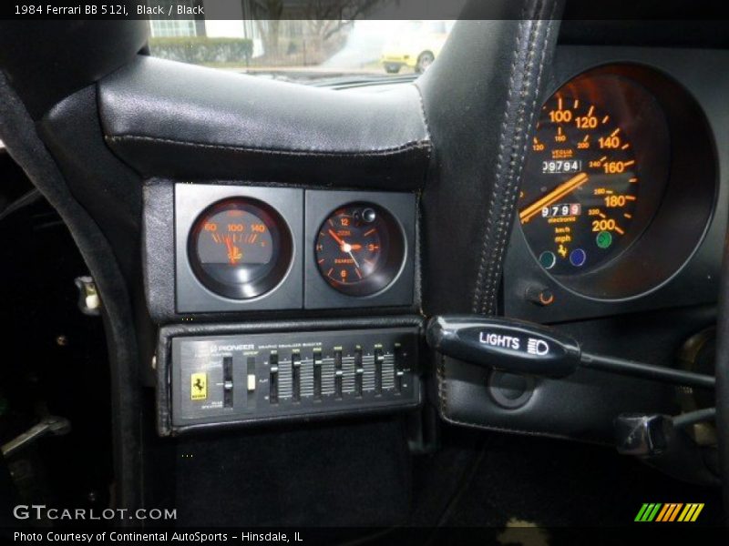 Controls of 1984 BB 512i 