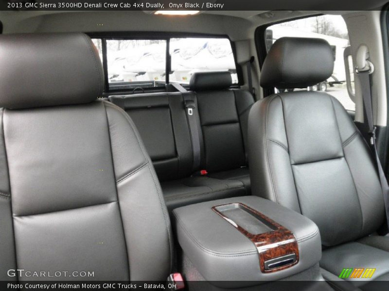 Onyx Black / Ebony 2013 GMC Sierra 3500HD Denali Crew Cab 4x4 Dually