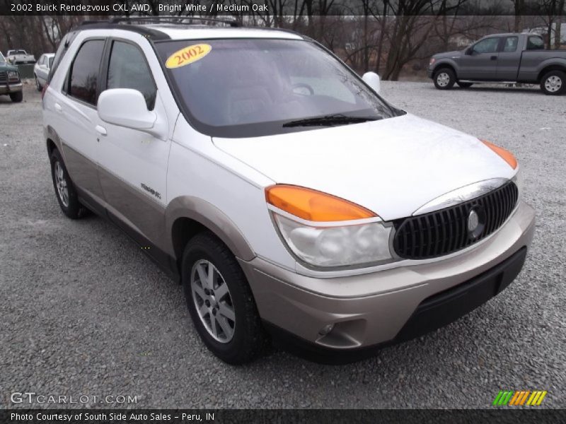 Bright White / Medium Oak 2002 Buick Rendezvous CXL AWD