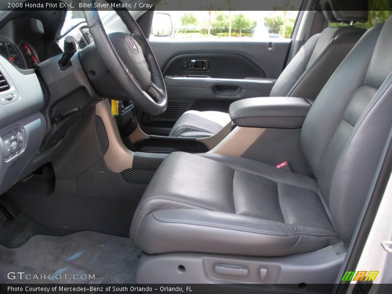 Billet Silver Metallic / Gray 2008 Honda Pilot EX-L