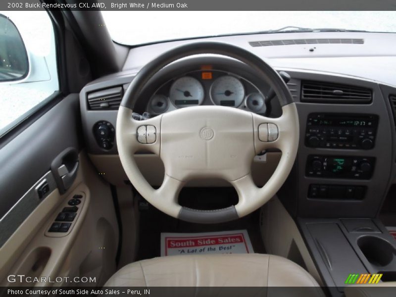 Bright White / Medium Oak 2002 Buick Rendezvous CXL AWD