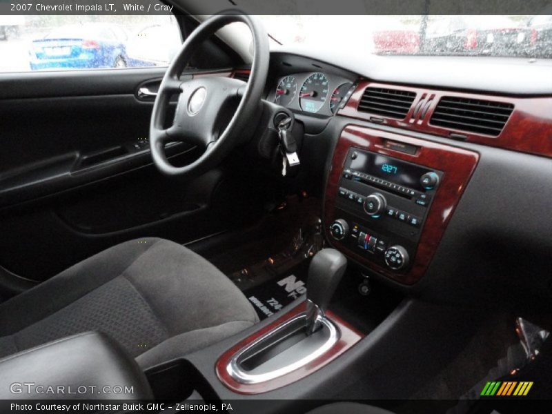 White / Gray 2007 Chevrolet Impala LT