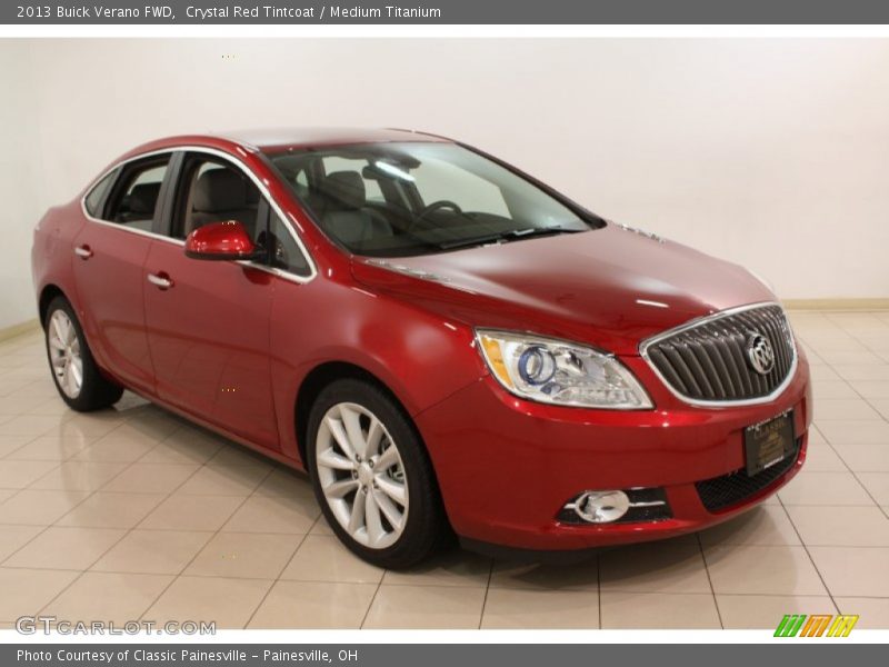 Crystal Red Tintcoat / Medium Titanium 2013 Buick Verano FWD