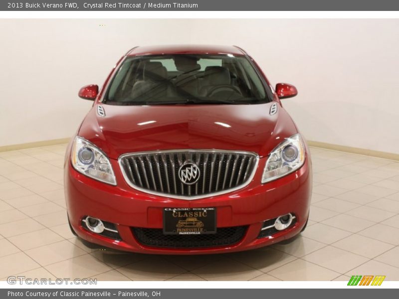 Crystal Red Tintcoat / Medium Titanium 2013 Buick Verano FWD