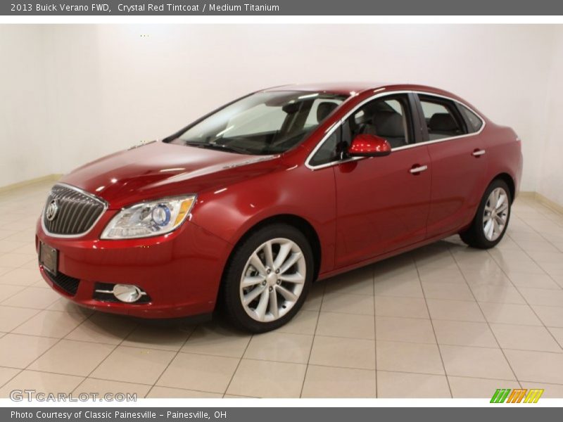 Crystal Red Tintcoat / Medium Titanium 2013 Buick Verano FWD