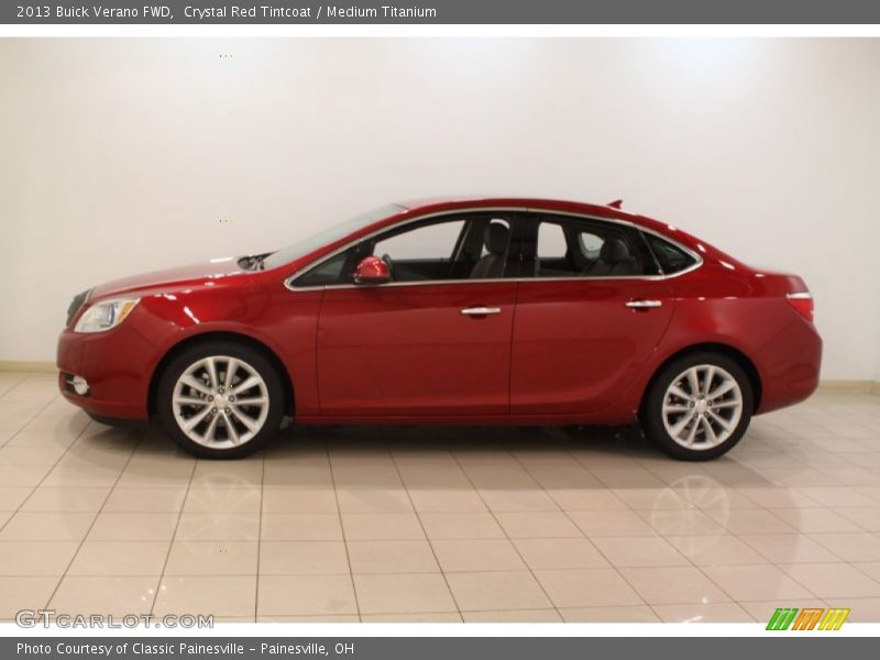 Crystal Red Tintcoat / Medium Titanium 2013 Buick Verano FWD