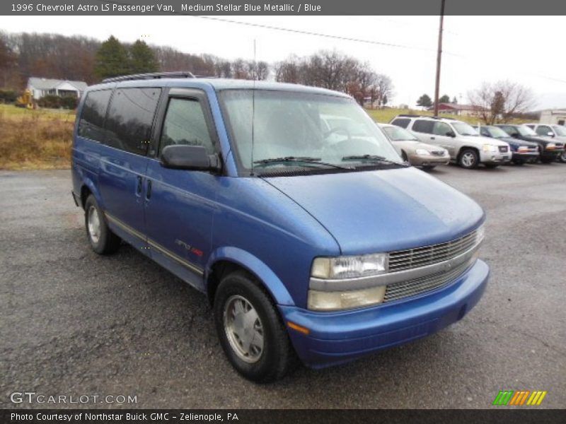 Medium Stellar Blue Metallic / Blue 1996 Chevrolet Astro LS Passenger Van