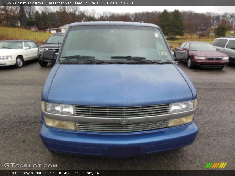Medium Stellar Blue Metallic / Blue 1996 Chevrolet Astro LS Passenger Van