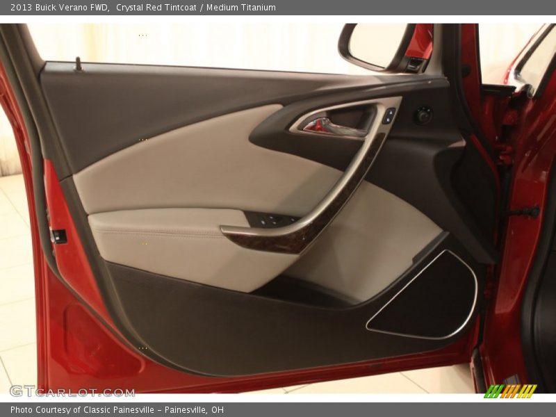 Crystal Red Tintcoat / Medium Titanium 2013 Buick Verano FWD