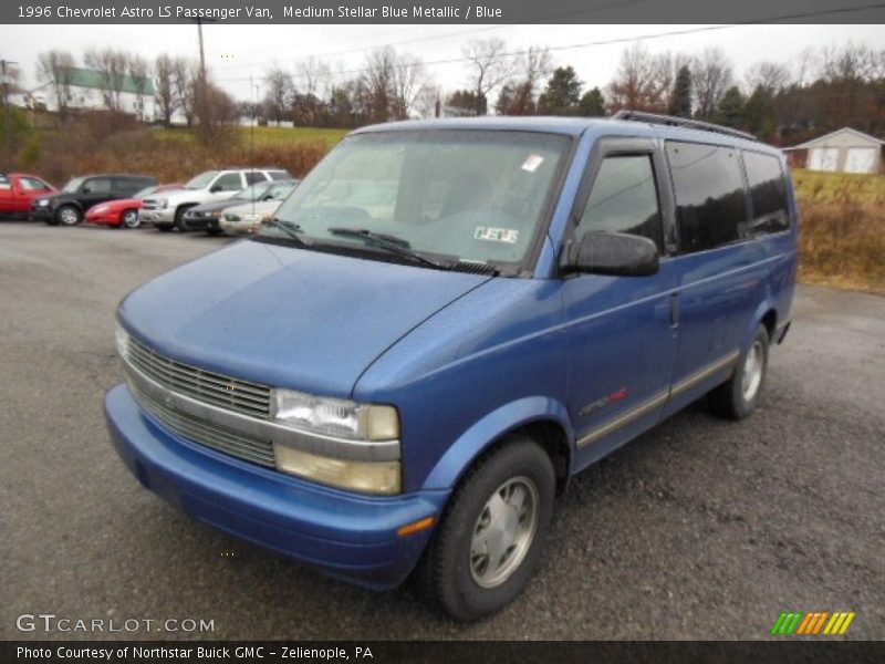 Medium Stellar Blue Metallic / Blue 1996 Chevrolet Astro LS Passenger Van
