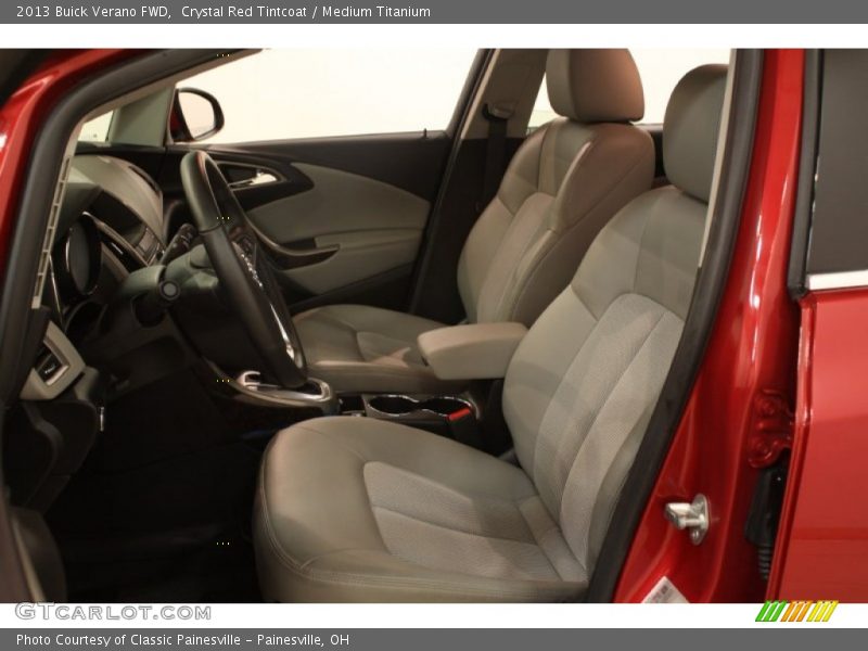 Crystal Red Tintcoat / Medium Titanium 2013 Buick Verano FWD