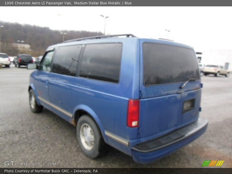 Medium Stellar Blue Metallic / Blue 1996 Chevrolet Astro LS Passenger Van