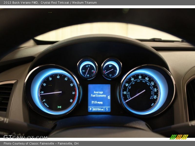 Crystal Red Tintcoat / Medium Titanium 2013 Buick Verano FWD