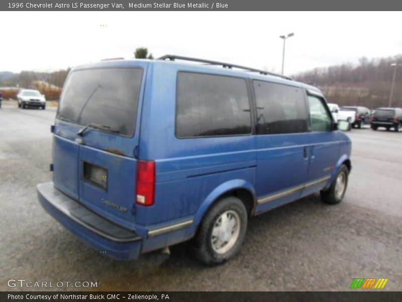 Medium Stellar Blue Metallic / Blue 1996 Chevrolet Astro LS Passenger Van