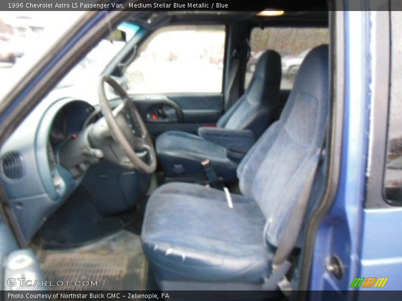 Medium Stellar Blue Metallic / Blue 1996 Chevrolet Astro LS Passenger Van
