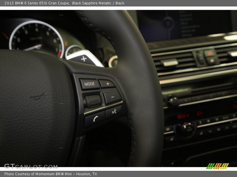 Black Sapphire Metallic / Black 2013 BMW 6 Series 650i Gran Coupe