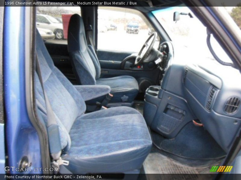 Medium Stellar Blue Metallic / Blue 1996 Chevrolet Astro LS Passenger Van