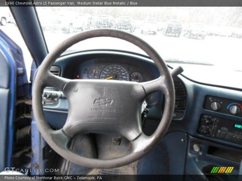 Medium Stellar Blue Metallic / Blue 1996 Chevrolet Astro LS Passenger Van