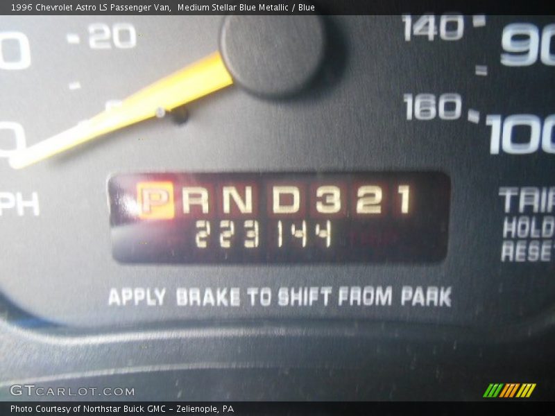 Medium Stellar Blue Metallic / Blue 1996 Chevrolet Astro LS Passenger Van