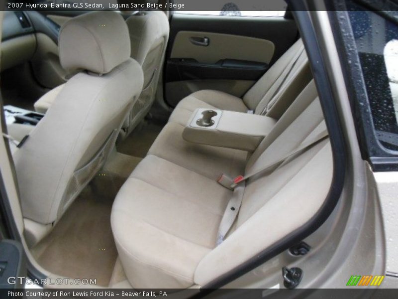 Laguna Sand Beige / Beige 2007 Hyundai Elantra GLS Sedan