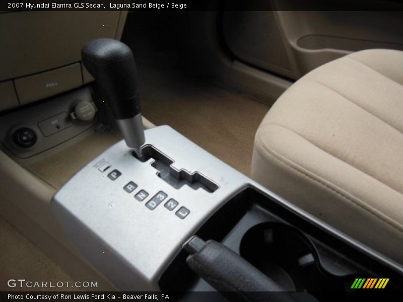 Laguna Sand Beige / Beige 2007 Hyundai Elantra GLS Sedan