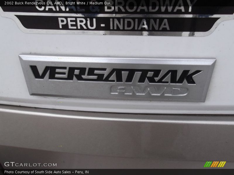 Bright White / Medium Oak 2002 Buick Rendezvous CXL AWD