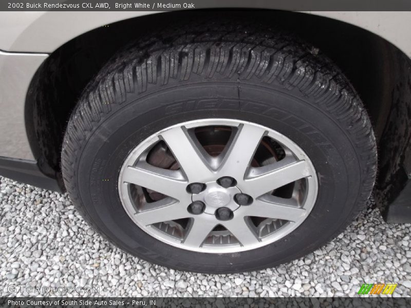 Bright White / Medium Oak 2002 Buick Rendezvous CXL AWD